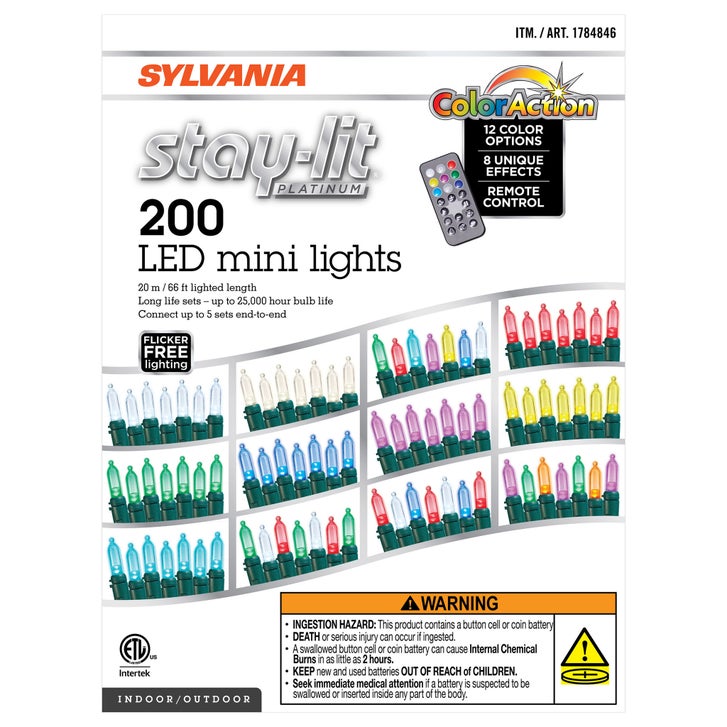 200 Sylvania Stay-lit Mini Lights - Image 3